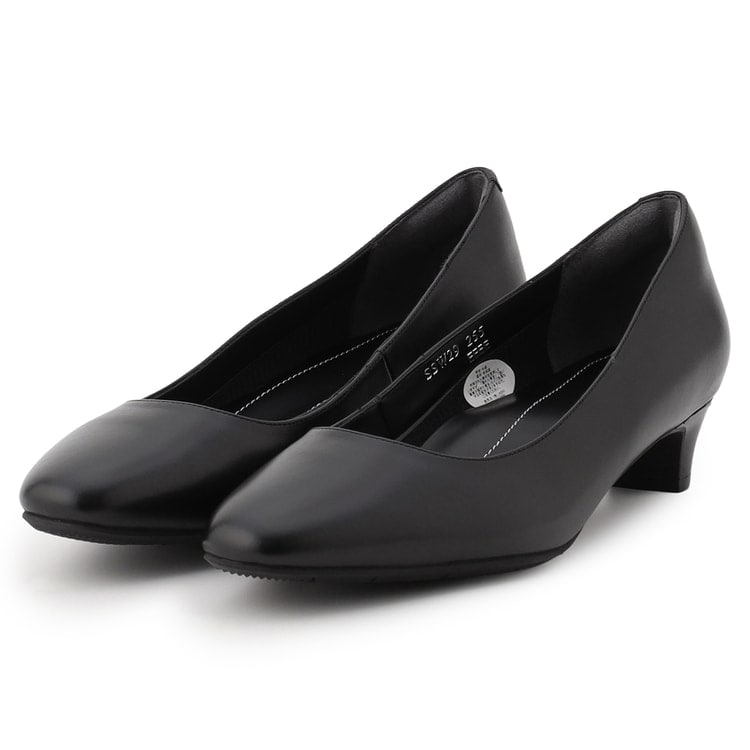 3.5cmヒール 究極の就活パンプス 4E 取り外しストラップ付きパンプス