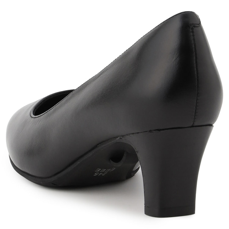5.5cmヒール 究極の就活パンプス 4E 取り外しストラップ付きパンプス