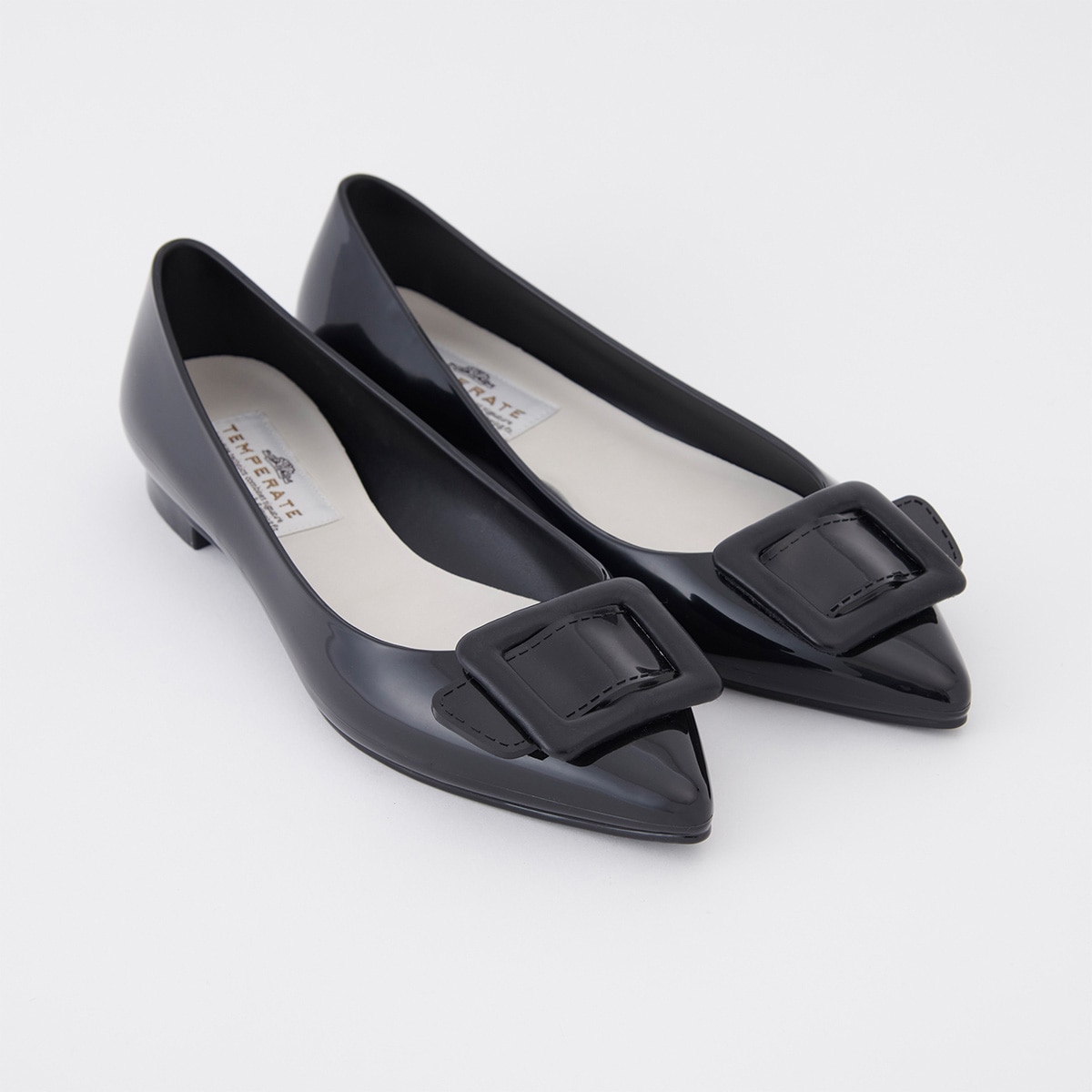 【レイン対応】防水 バックルパンプス NINA TEMPERATE 【レイン対応】防水 バックルパンプス NINA TEMPERATE
