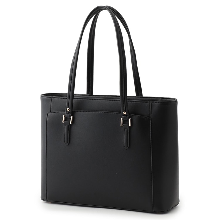 A4・パソコン対応 多機能ポケットトートバッグ 黒【AOKI公式通販】