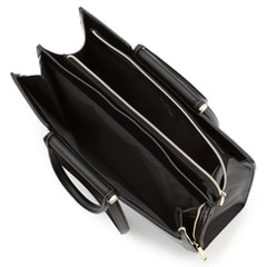 A4・パソコン対応 サイドZIP 2wayハンドルバッグ 黒【AOKI公式通販】