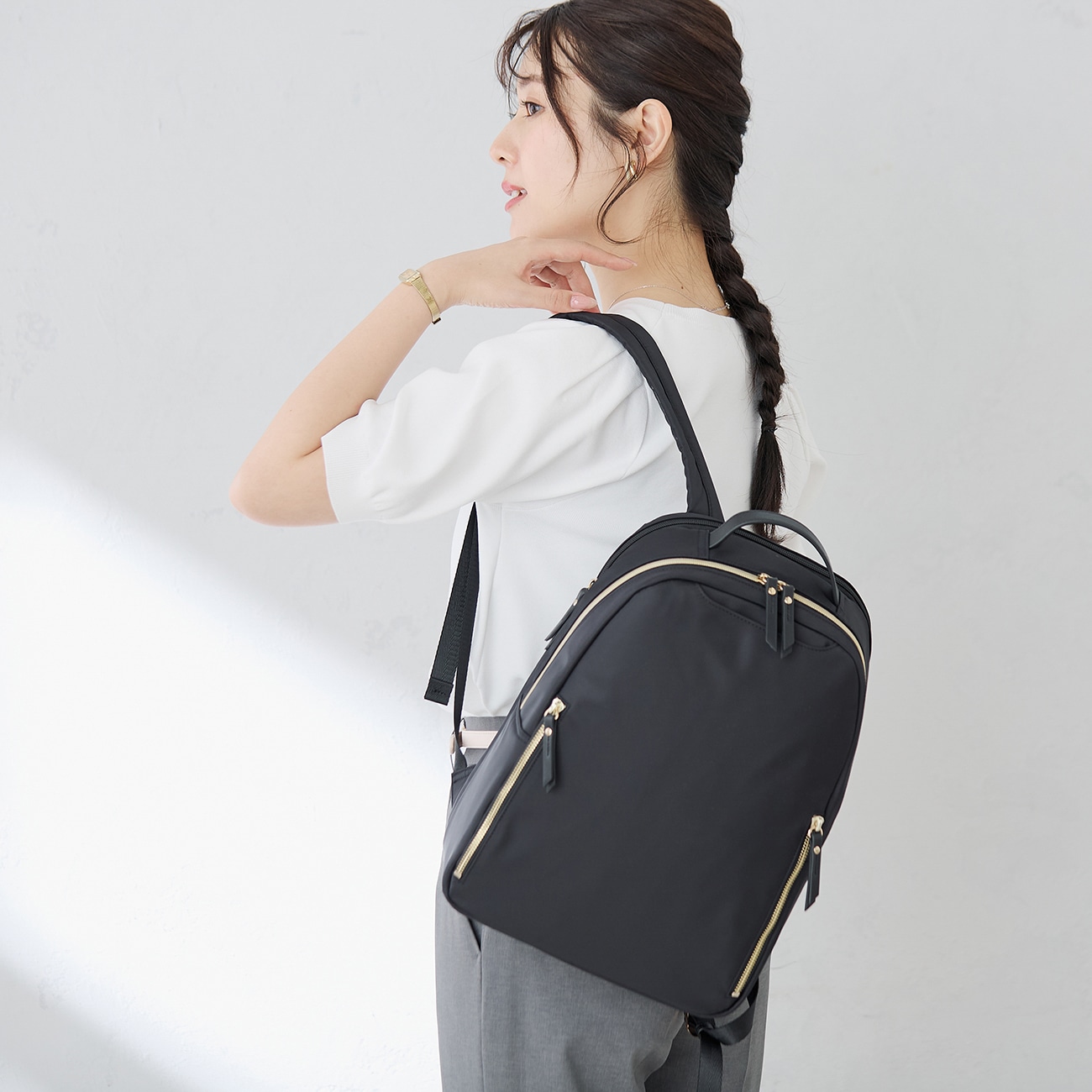 ≪Oggi4月号掲載≫ キャリーケース対応 A4・パソコン対応リュック ≪Oggi4月号掲載≫ キャリーケース対応 A4・パソコン対応リュック