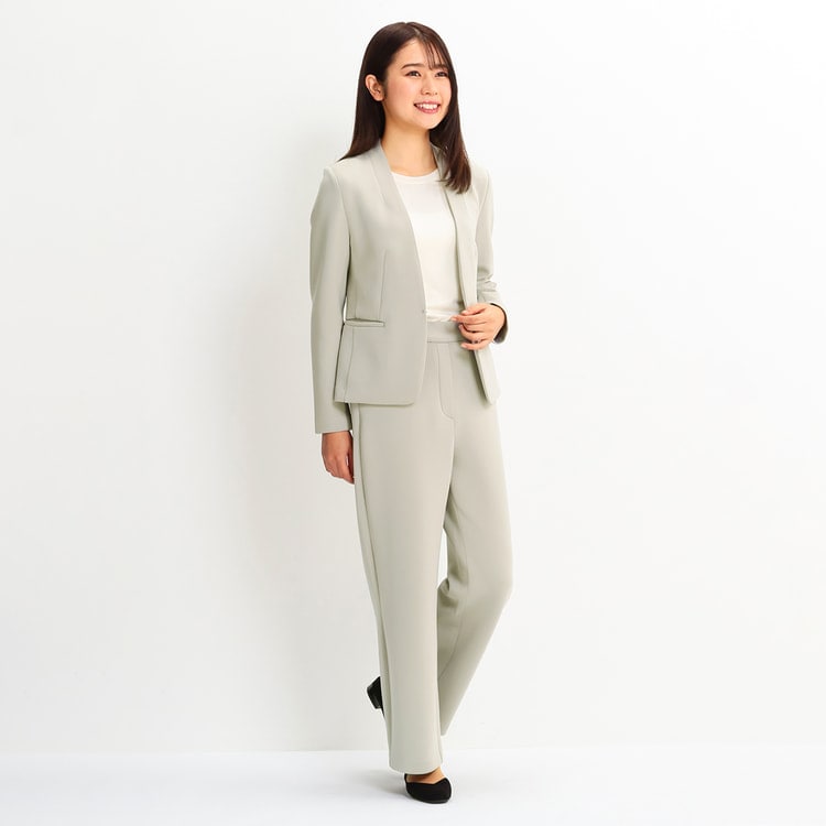 パジャマスーツ 洗える ストレッチ ダンボールニット ワイ スーツのaoki公式通販