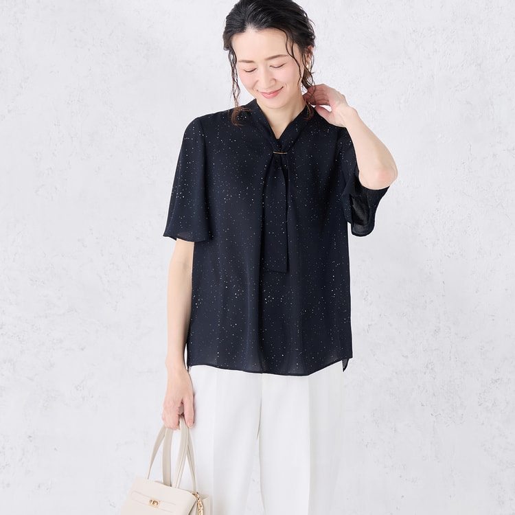 アウトレット】【WEB限定商品】冷感ジョーゼットパーツ付きボウタイ