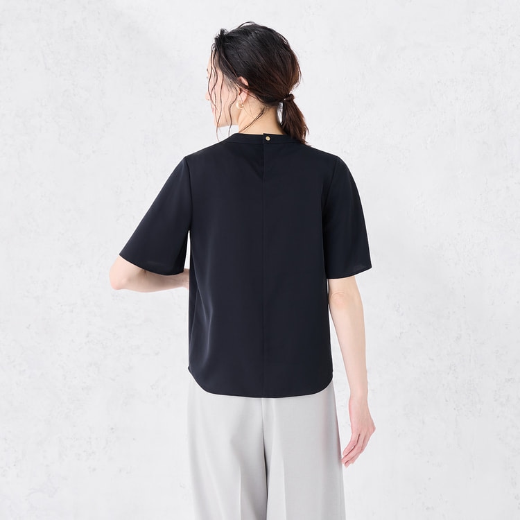 ≪Oggi.jp4月号掲載≫ タックブラウス 半袖【AOKI公式通販】