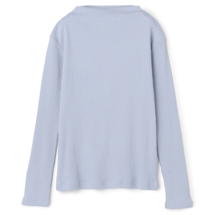 アウトレット】【WEB限定商品】モックネック袖ボタンTシャツ