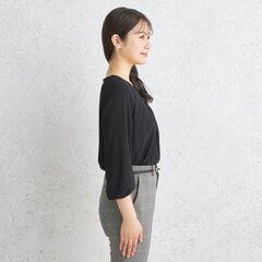 タックデザインブラウス 七分袖【AOKI公式通販】