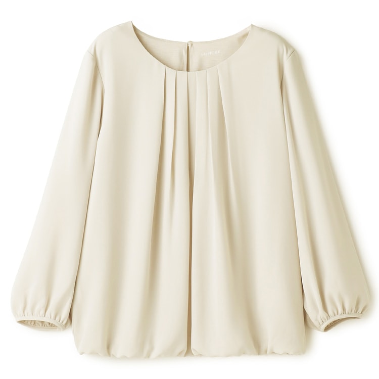 ログインで10％OFF】〈Oggi.jp8月掲載〉タックデザインブラウス｜防し