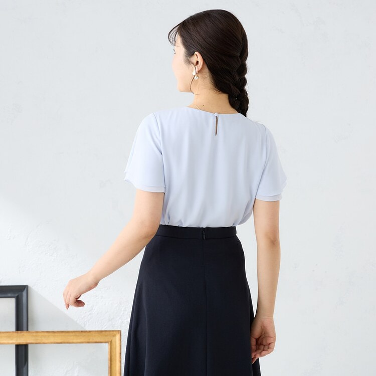 ANAY 袖タックデザイン 半袖ブラウス ANAY 袖タックデザイン 半袖ブラウス ANAY 袖タックデザイン 半袖ブラウス