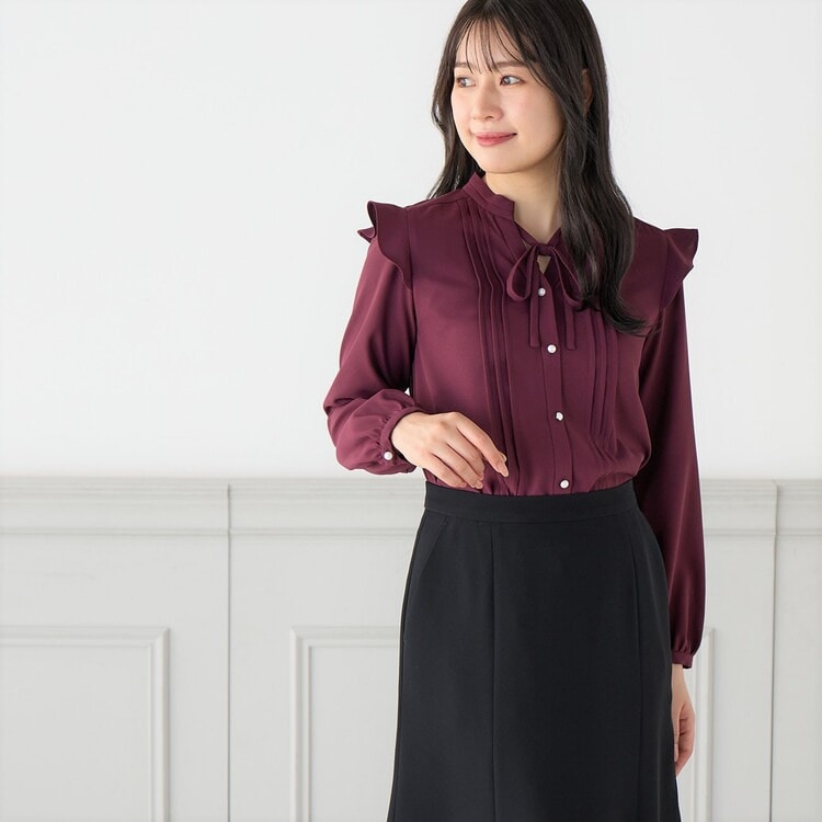 売れ筋新商品 ≪Oggi10月号掲載≫ 小川彰子さん監修 取り外し細リボン付タック 帽子