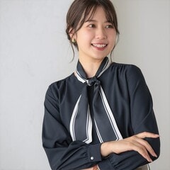 ≪Oggi10月号掲載≫ 小川彰子さん監修 スカーフ付き前開き