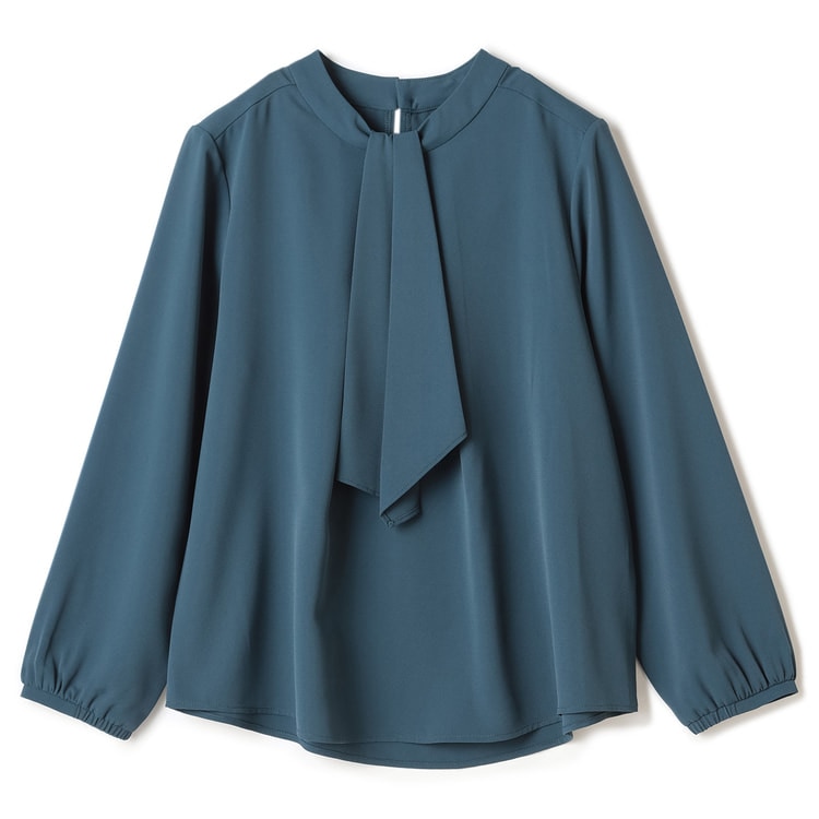 2wayラッフルタイブラウス 無地【AOKI公式通販】