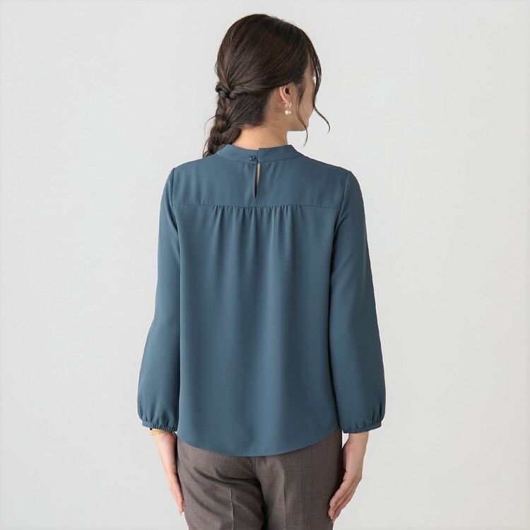 美品 2024SSリネンラッフル袖2wayブラウス 美品 2024SSリネンラッフル袖2wayブラウス