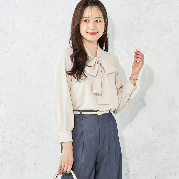 小川彰子さん監修 ボウタイブラウス