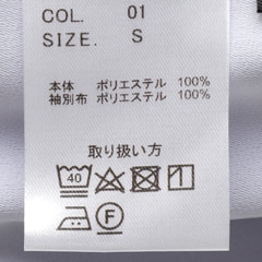 ≪Oggi4月号掲載≫ 九分袖 異素材コンビプリーツ袖ブラウス