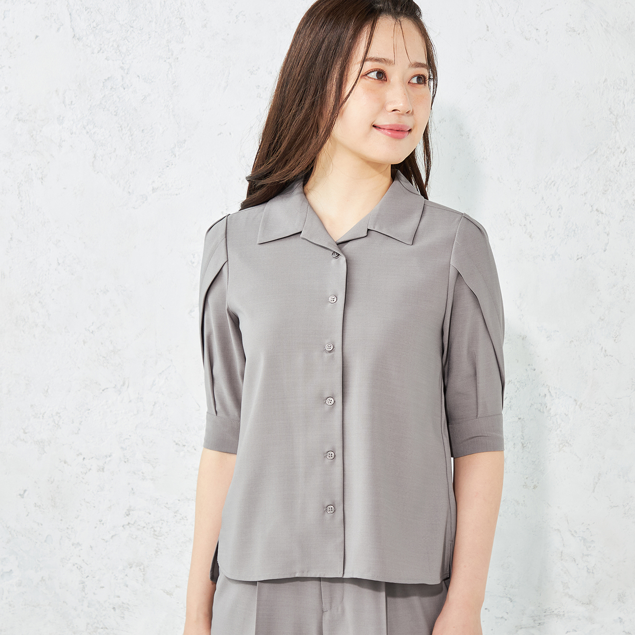 ≪Oggi.jp4月掲載≫ 小川彰子さん監修 セットアップシャツブラウス ≪Oggi.jp4月掲載≫ 小川彰子さん監修 セットアップシャツブラウス