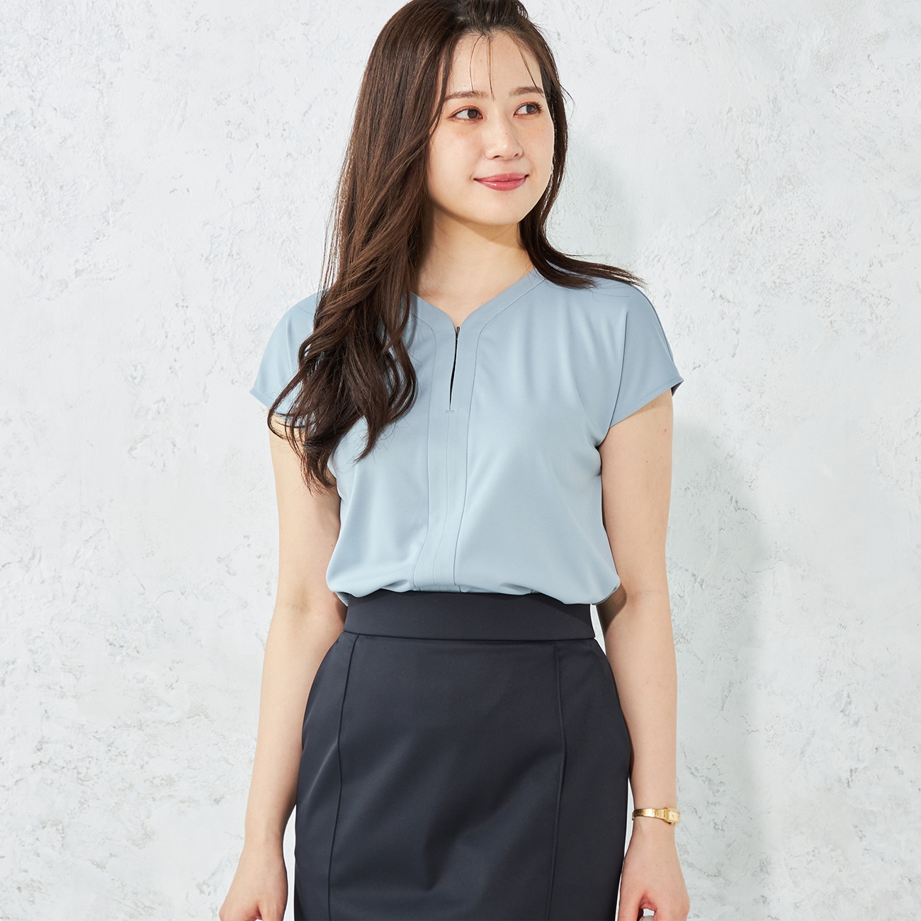 AOKI≪Oggi.jp5月掲載≫ アクセサリー付きカットソー ≪Oggi.jp5月掲載≫ アクセサリー付きカットソー【AOKI公式通販】