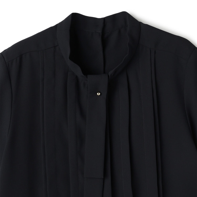ログインで10％OFF】ミネラルテックス ボウタイブラウス 半袖【AOKI