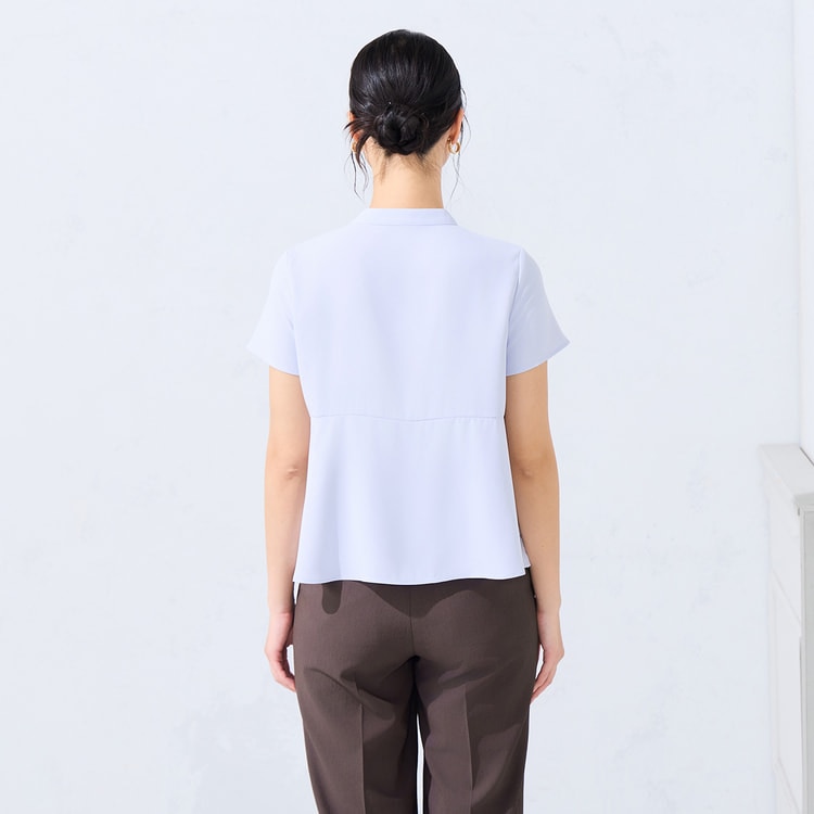 ≪Oggi.jp5月号掲載≫ ミネラルテックス レイヤードブラウス 半袖