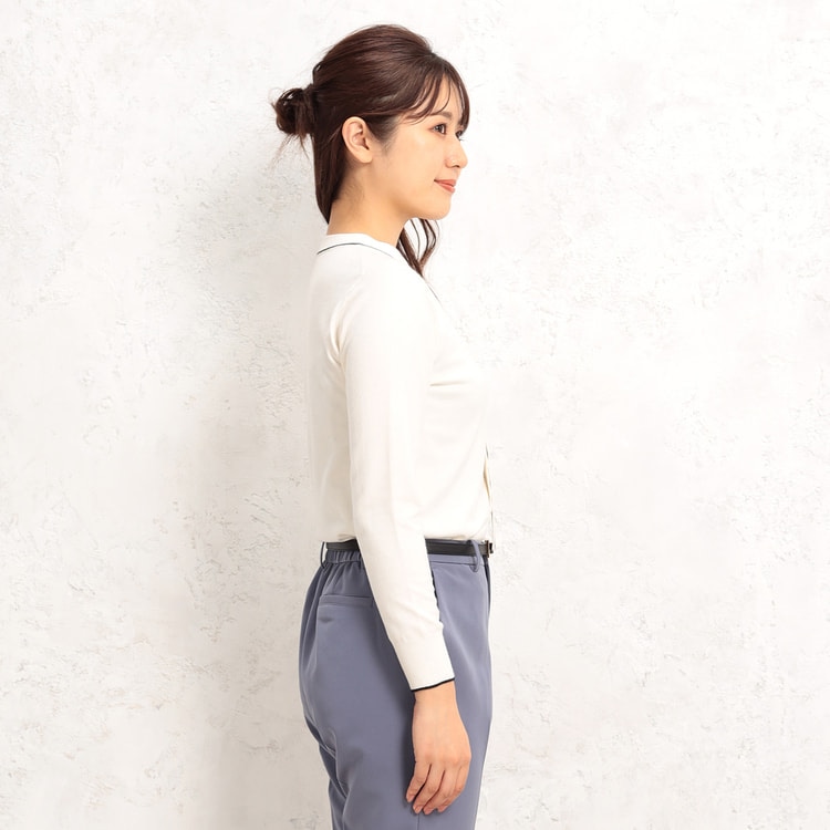 WEB限定価格】≪MERY11月掲載≫ 静電気低減 配色ボウタイニット【AOKI公式通販】