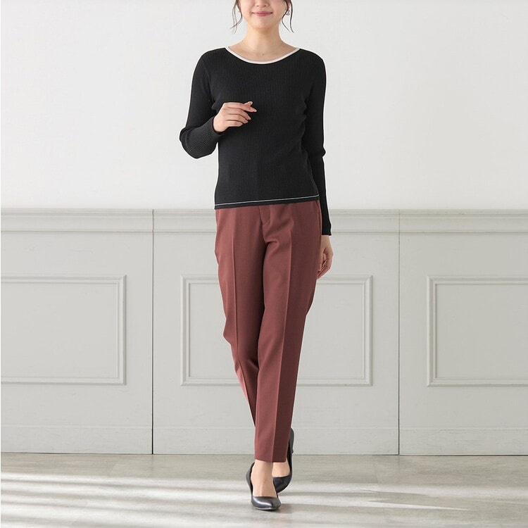 アウトレット】合繊配色リブニット【AOKI公式通販】