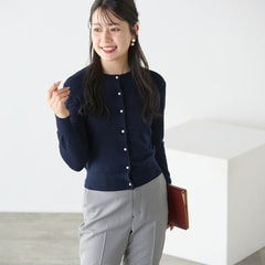 小川彰子さん監修 パールボタンカーディガン アンサンブル着用可