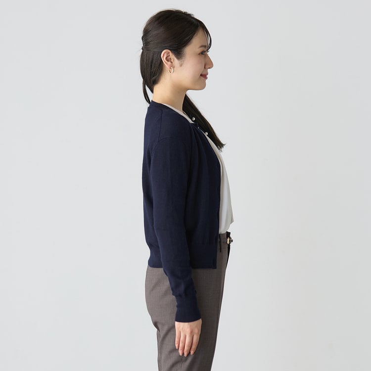 小川彰子さん監修 パールボタンカーディガン アンサンブル着用可