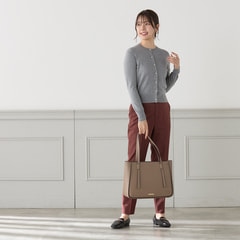 小川彰子さん監修 パールボタンカーディガン アンサンブル着用可