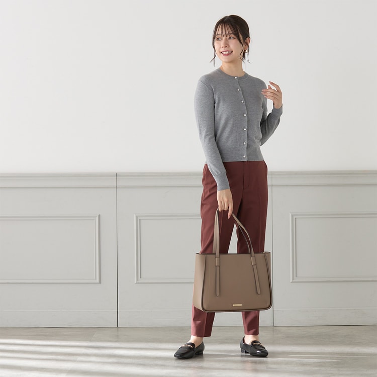小川彰子さん監修 パールボタンカーディガン アンサンブル着用可