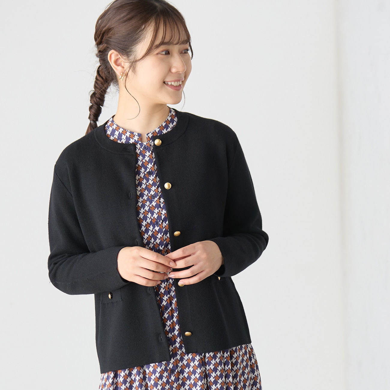 クルーネックニットジャケット【AOKI公式通販】