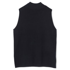 メタルボタン付きニットベスト