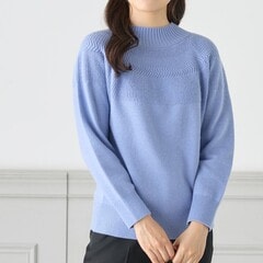 求心柄クルーネックニット