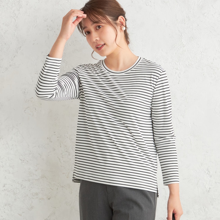 着るスキンケア キンセキカットTシャツ 9分袖【AOKI公式通販】