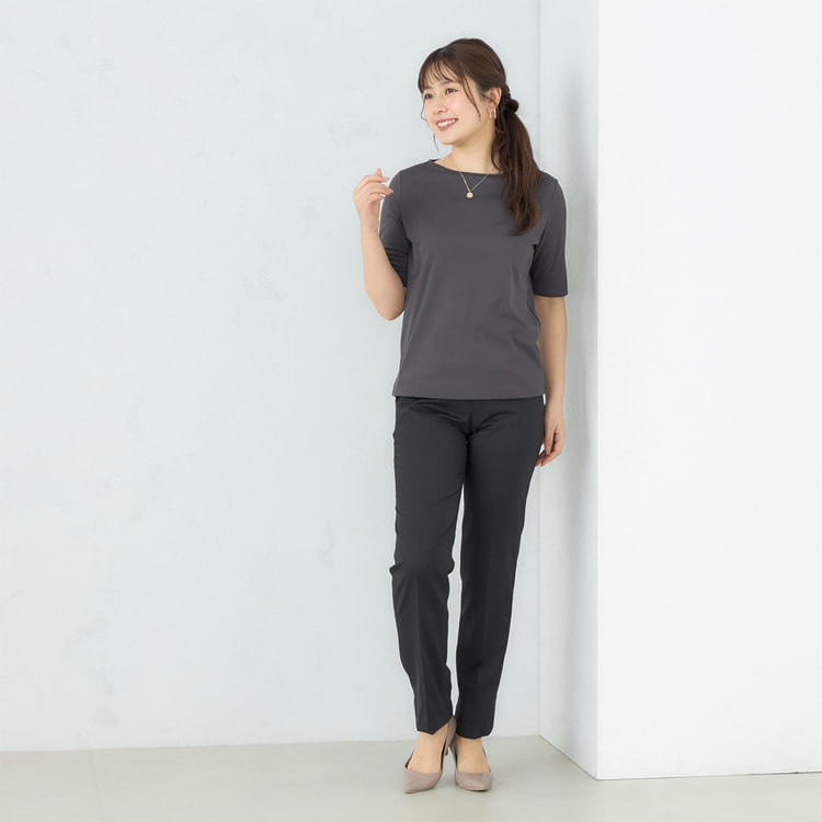 アウトレット】着るスキンケア 五分袖 キンセキカットTシャツ