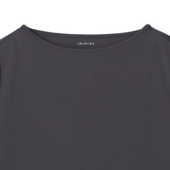 【アウトレット】着るスキンケア 五分袖 キンセキカットTシャツ ボートネック