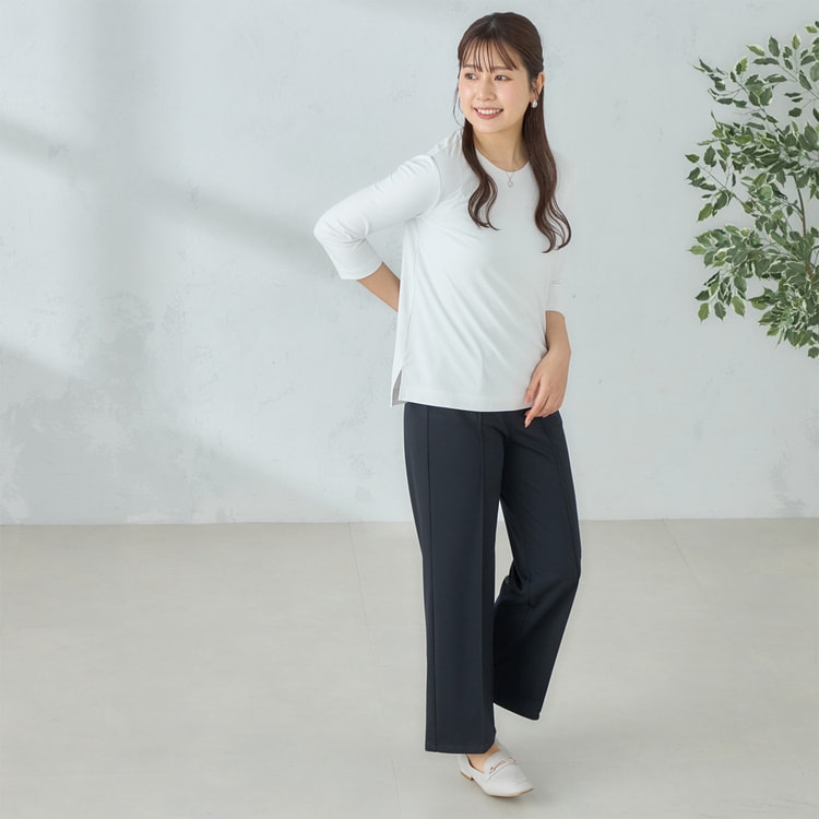 アウトレット】着るスキンケア 七分袖 キンセキカットTシャツ
