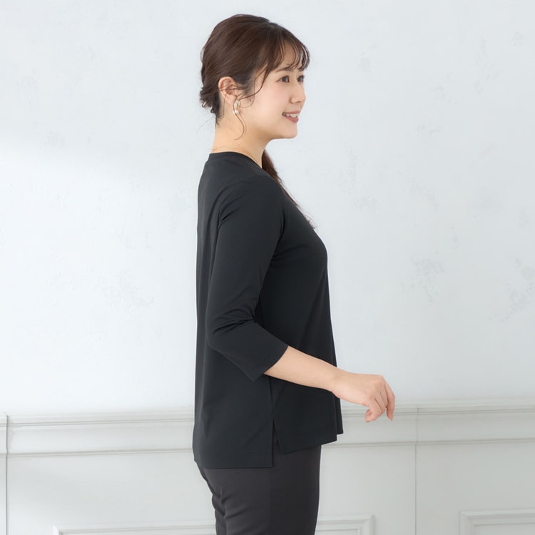 アウトレット】着るスキンケア 七分袖 キンセキカットTシャツ