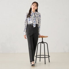 WEB限定商品】フラワープリントブラウス【AOKI公式通販】
