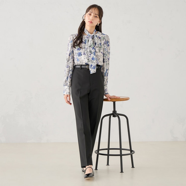 WEB限定商品】フラワープリントブラウス【AOKI公式通販】
