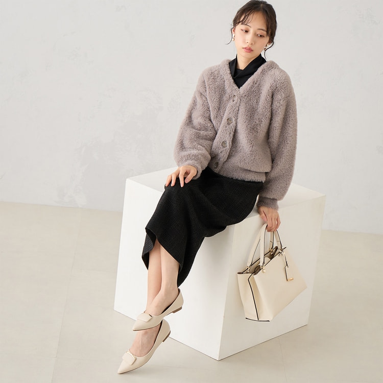 【WEB限定商品】ファーカーディガン