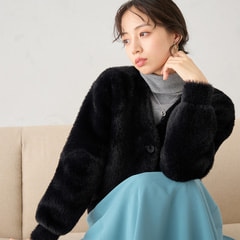 【WEB限定商品】ファーカーディガン