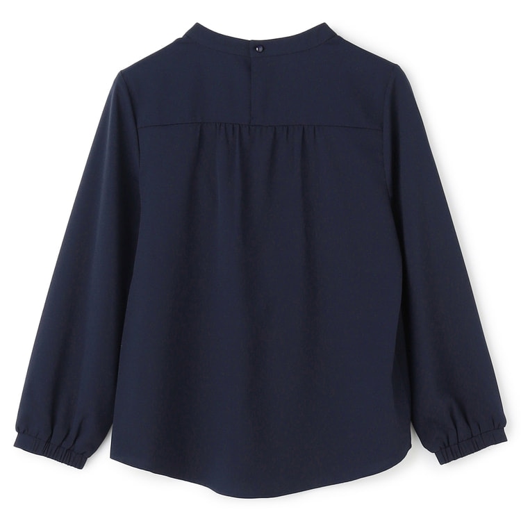 九分袖 3Way アクセサリー付きラッフルタイブラウス【AOKI公式通販】