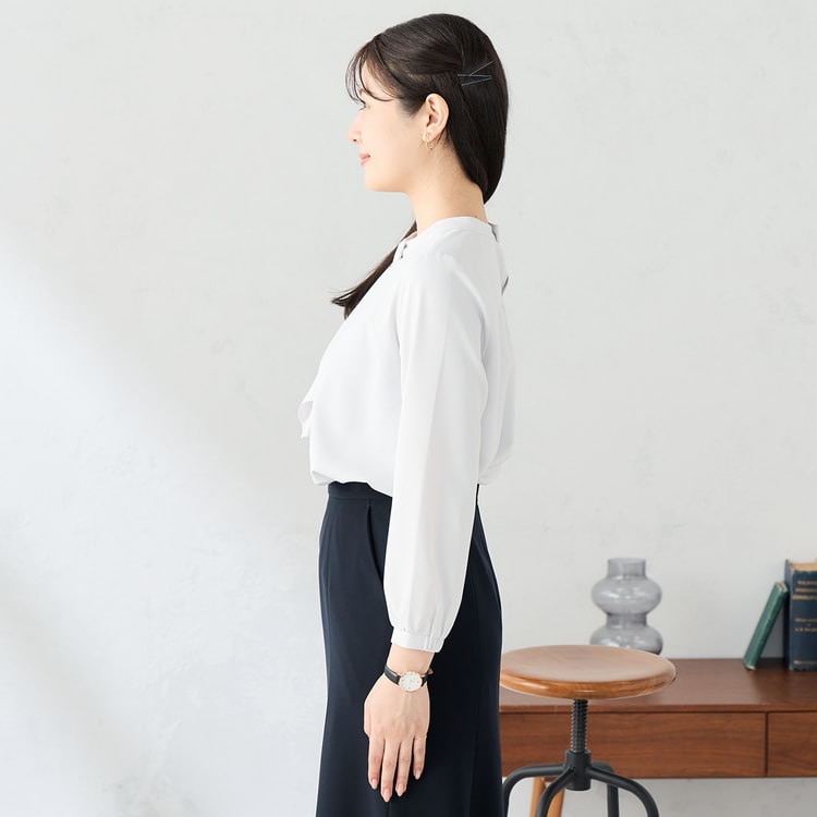 ポイントパールラッフルタイブラウス a.v.v｜ラッフルボウタイブラウス | Rakuten Fashion(楽天