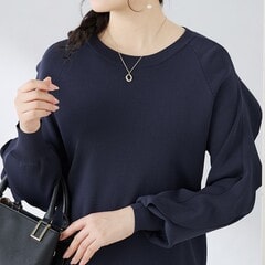 小川彰子さん監修 袖フリルプルオーバーニット