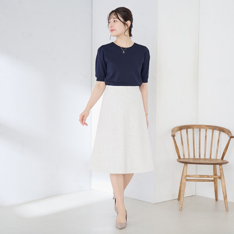 【特価】≪Oggi4月号・MERY2月・CanCam2月号掲載≫ 小川彰子さん監修 アンサンブルニット