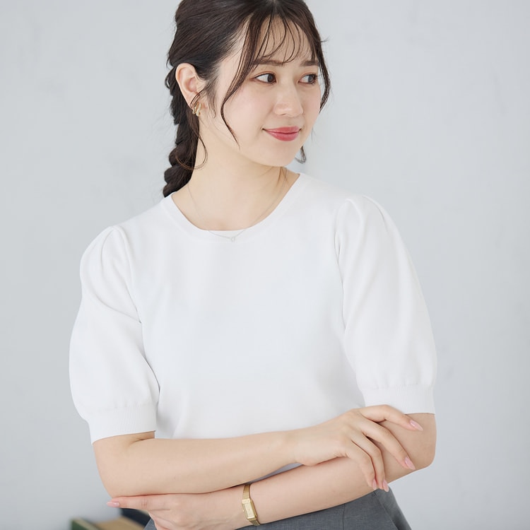 【特価】≪Oggi4月号・MERY2月・CanCam2月号掲載≫ 小川彰子さん監修 アンサンブルニット
