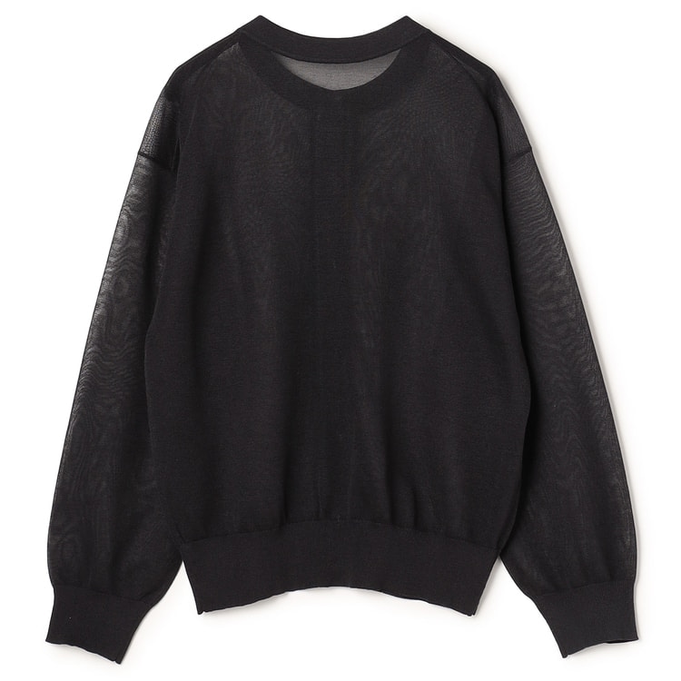 stussy ラムウール　カーディガン　ラインデザイン　ストリート　ブラック stussy ラムウール カーディガン ラインデザイン ストリート