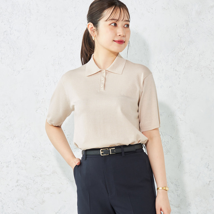 ≪Oggi.jp5月掲載≫ ポロ襟ニット