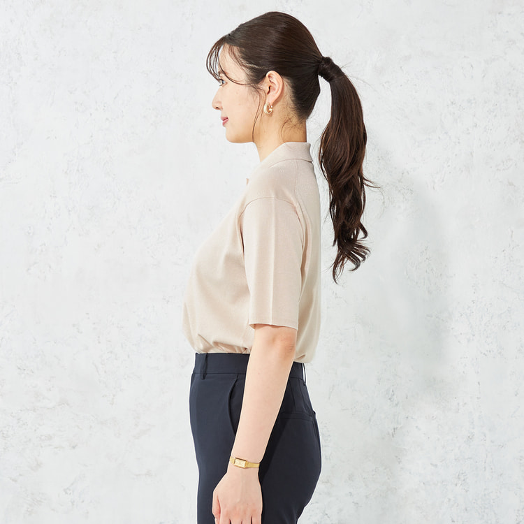 ≪Oggi.jp5月掲載≫ ポロ襟ニット