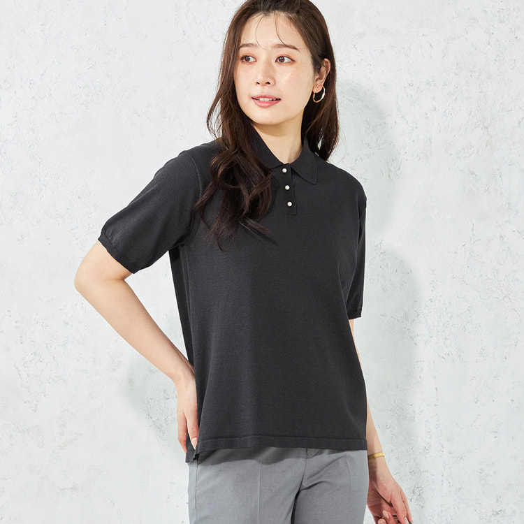 ≪Oggi.jp5月掲載≫ ポロ襟ニット